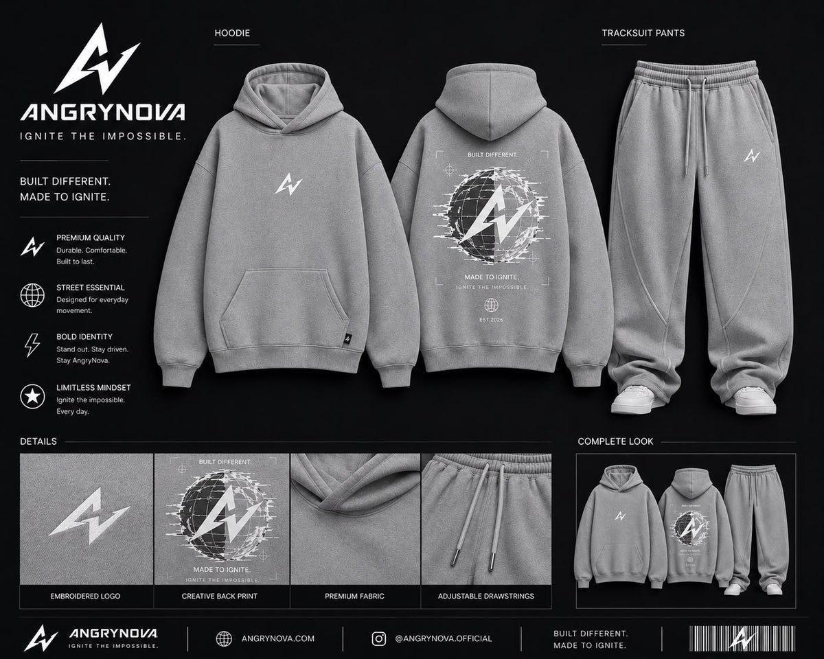 Newly branded Angry Nova top and bottom wear