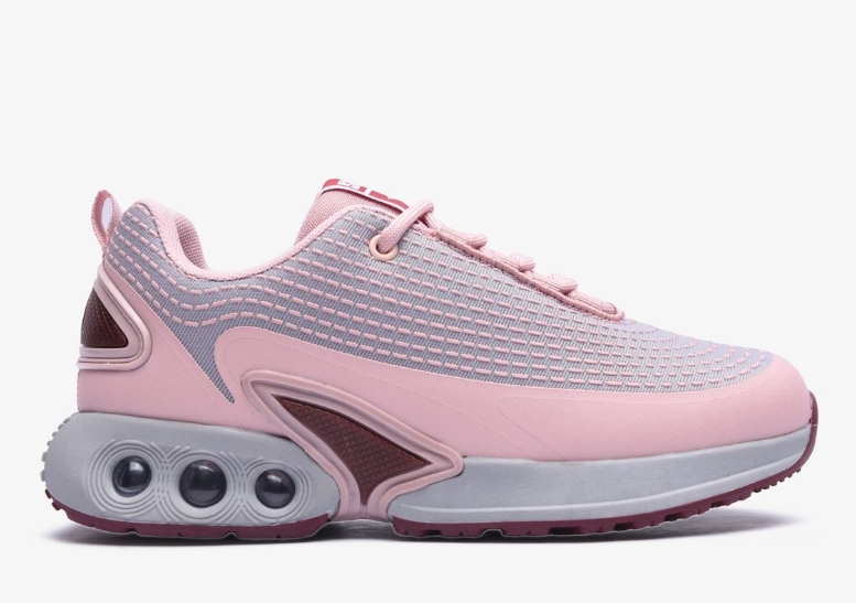 Women's Soviet Rhapsody Minimal Athletic Trainer/Sneaker - Grey/Dusty Pink Soviet Signature Soviet Branding | Contemporary Design | Cushioned Midsole | Breathable Upp
